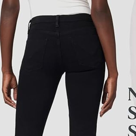 HUDSON Nico Mid-Rise Super Skinny Jean Sz 31 Black - Picture 3 of 14